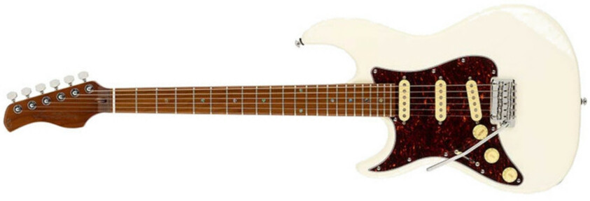 Sire Larry Carlton S7 Vintage Signature Gaucher 3s Trem Mn - Antique White - Guitarra electrica para zurdos - Main picture
