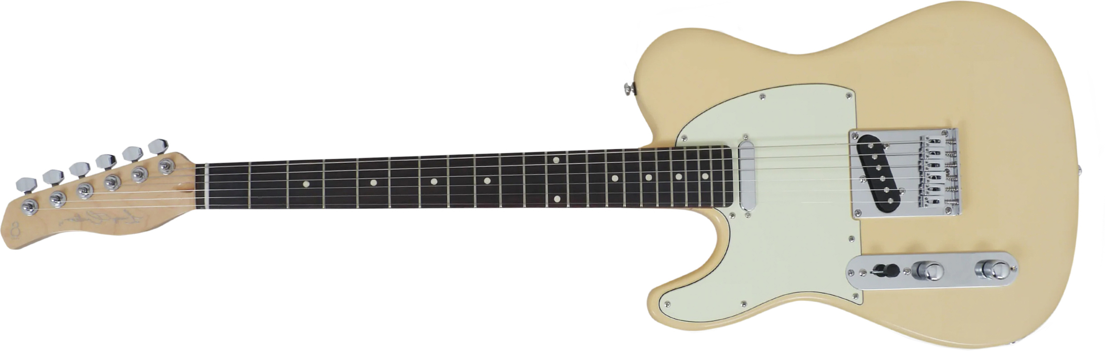 Sire Larry Carlton T3 Lh Signature Gaucher 2s Ht Rw - Vintage White - Guitarra electrica para zurdos - Main picture