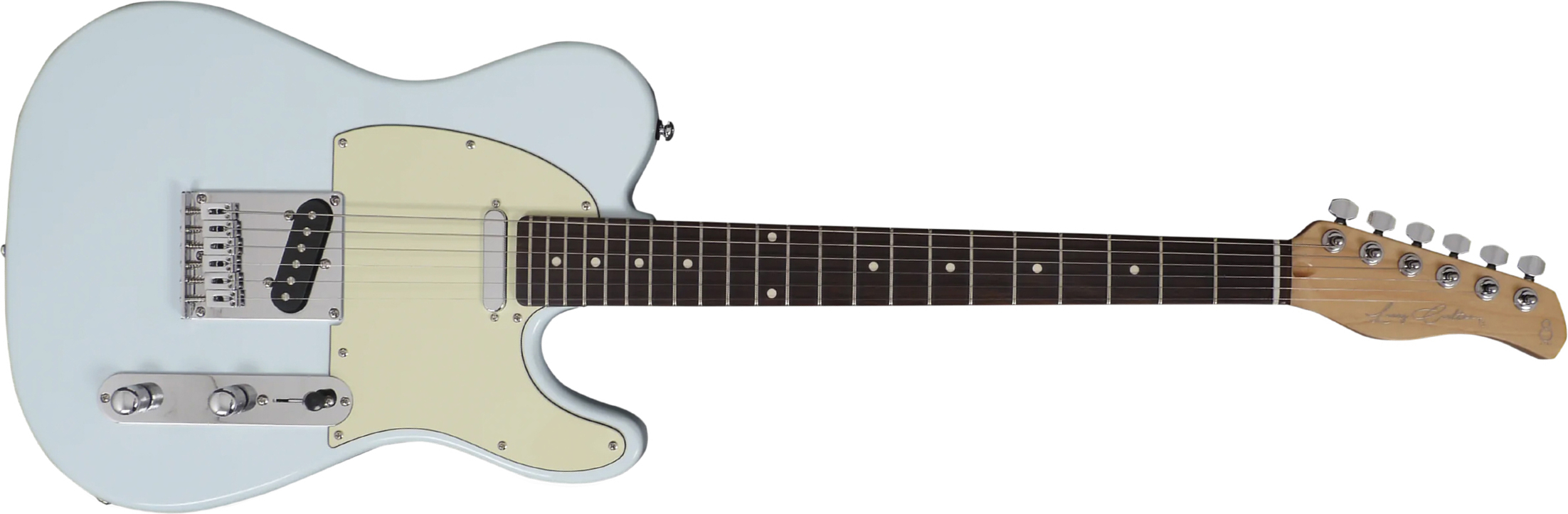 Sire Larry Carlton T3 Signature 2s Ht Rw - Sonic Blue - Guitarra eléctrica con forma de tel - Main picture