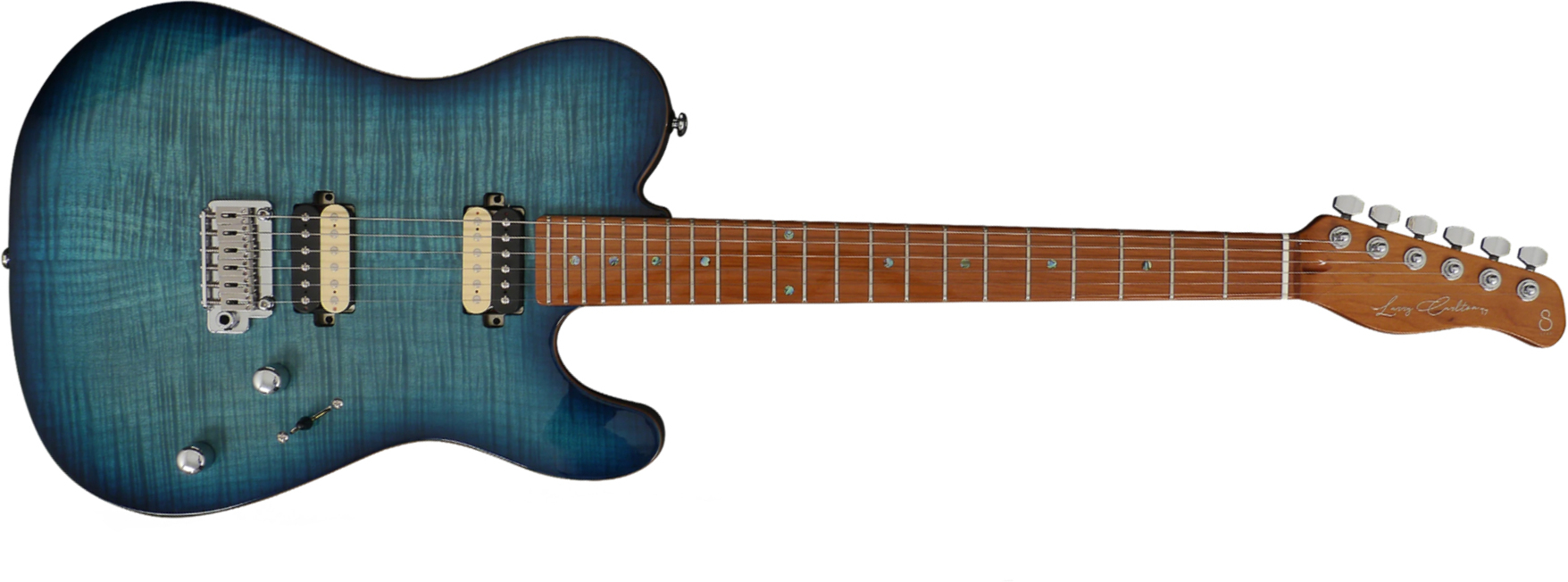 Sire Larry Carlton T7 Fm Hh Trem Mn - Trans Blue - Guitarra eléctrica con forma de tel - Main picture