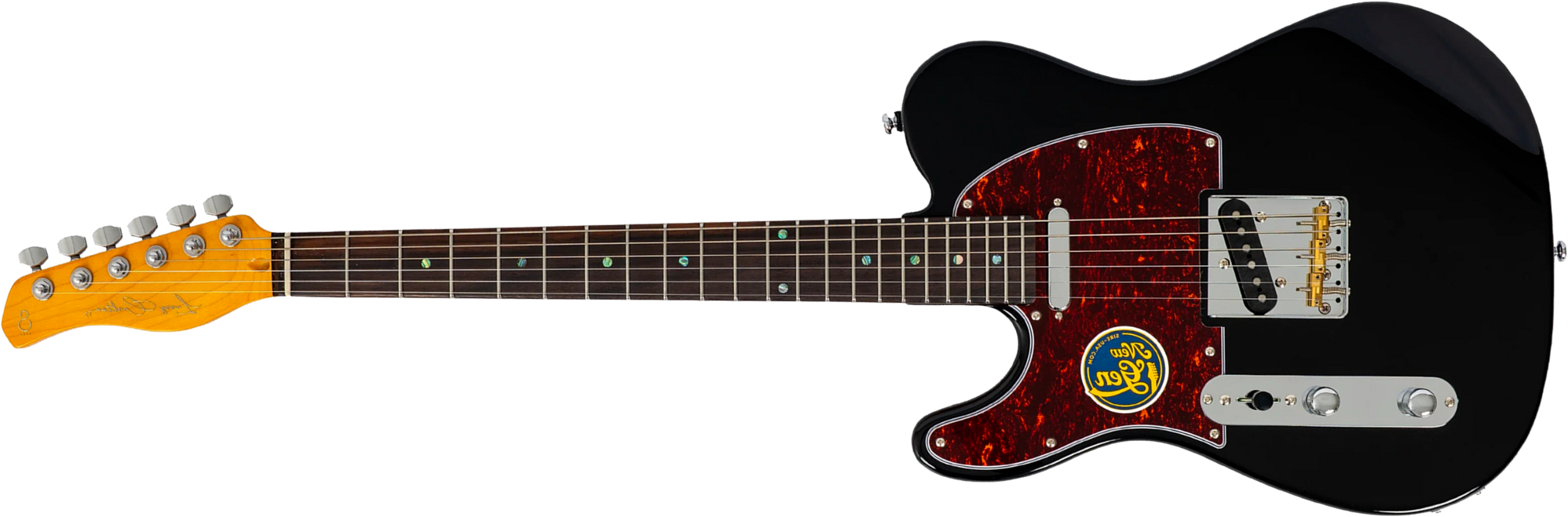 Sire Larry Carlton T7 Lh Gaucher New Gen 2s Ht Rw - Black - Guitarra eléctrica con forma de tel - Main picture