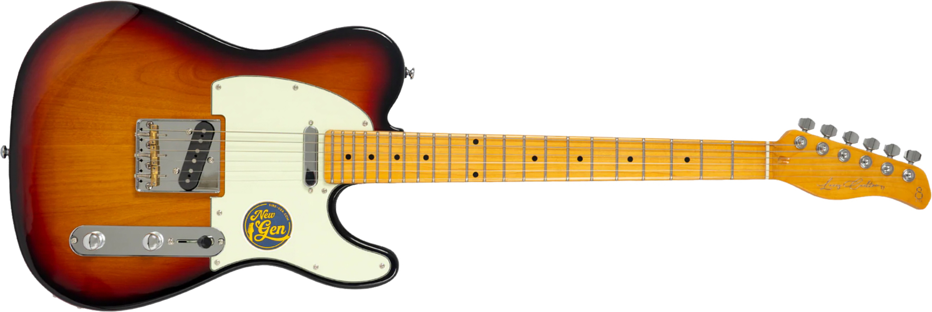 Sire Larry Carlton T7 New Gen 2s Ht Mn - 3 Tone Sunburst - Guitarra eléctrica con forma de tel - Main picture