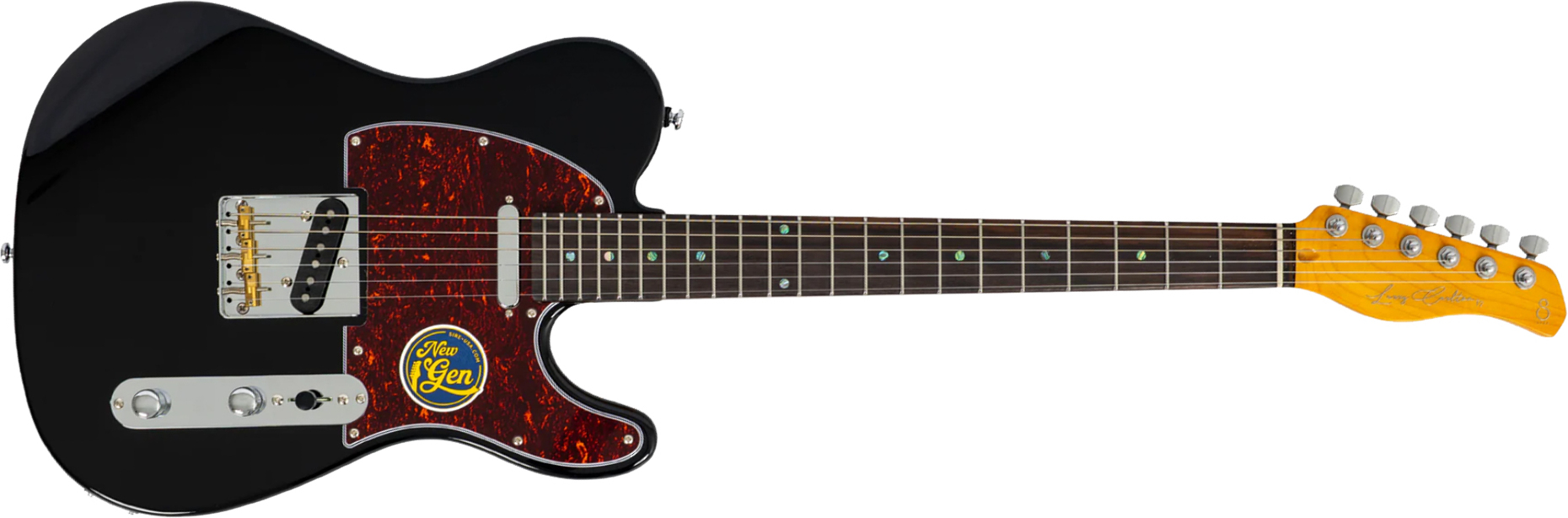 Sire Larry Carlton T7 New Gen 2s Ht Rw - Black - Guitarra eléctrica con forma de tel - Main picture