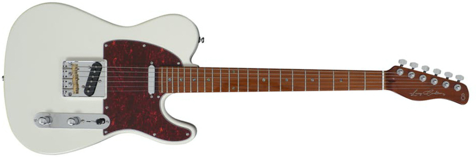 Sire Larry Carlton T7 Signature 2s Ht Mn - Antique White - Guitarra eléctrica con forma de tel - Main picture