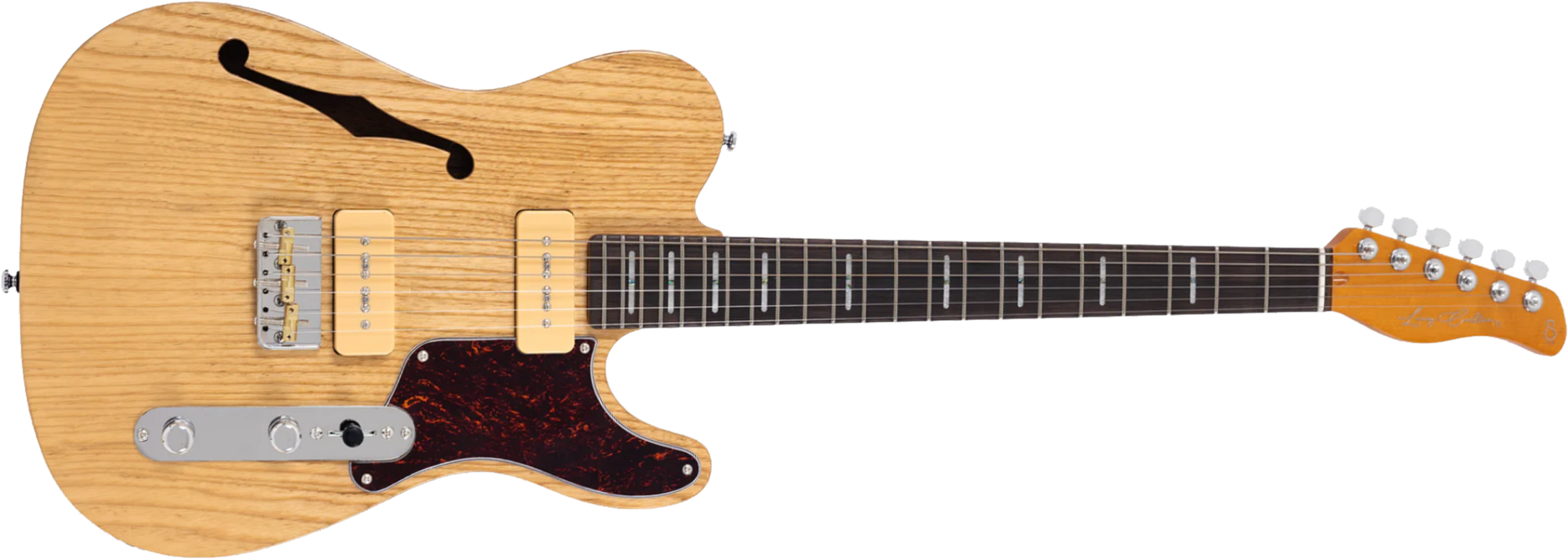 Sire Larry Carlton T7tm Signature 2s P90 Ht Rw - Natural - Guitarra eléctrica con forma de tel - Main picture