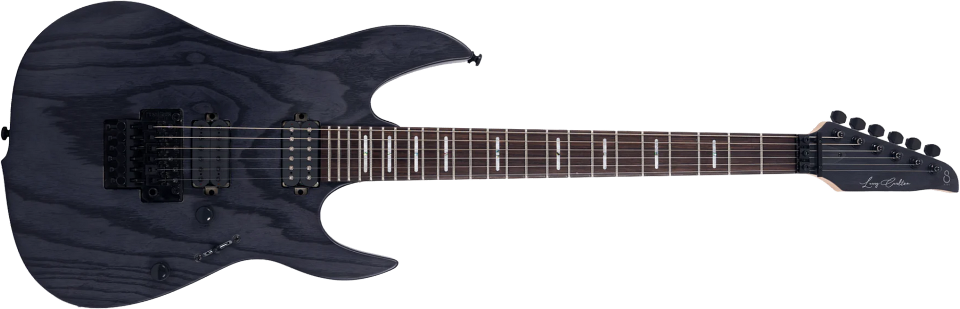 Sire Larry Carlton X5 2h Trem Rw - Transparent Black Satin - Guitarra eléctrica con forma de str. - Main picture