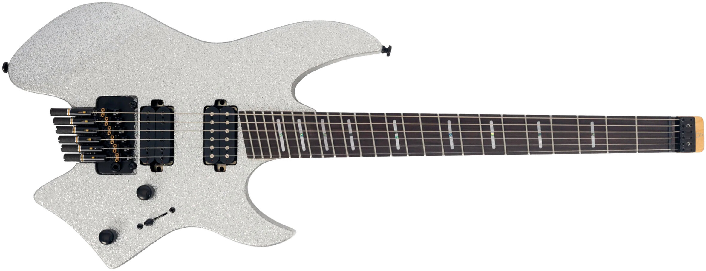 Sire Larry Carlton X6 Headless Multiscale 2h Trem Rw - Silver Sparkle - Multi-Scale Guitar - Main picture
