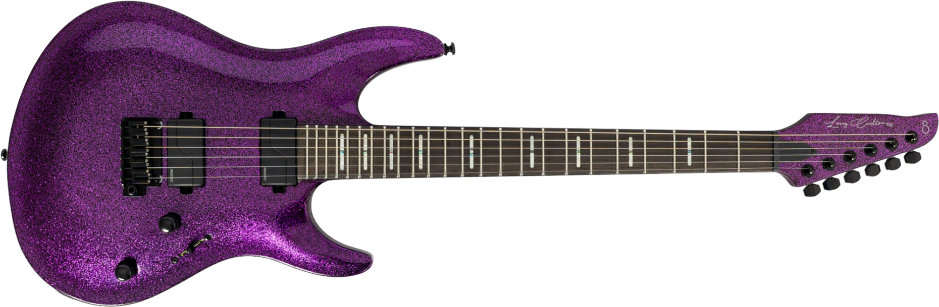 Sire Larry Carlton Y10 2h Fishman Fluence Trem Eb - Purple Sparkle - Guitarra eléctrica con forma de str. - Main picture