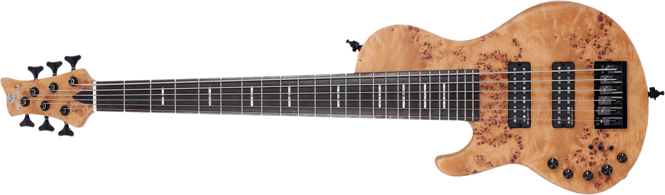 Sire Marcus Miller F10 6st Lh 6c Gaucher Active Rw - Natural Satin - Bajo eléctrico de cuerpo sólido - Main picture