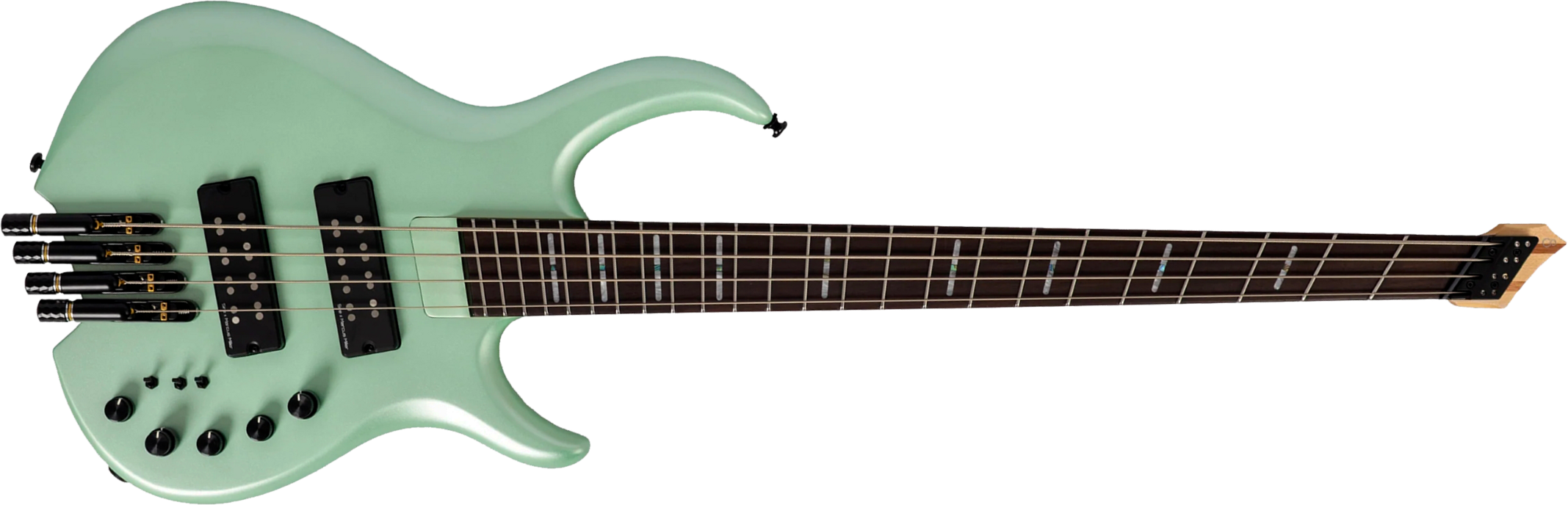 Sire Marcus Miller M6 Headless 4st Multiscale Active Rw - Surf Green Metallic - Bajo eléctrico de cuerpo sólido - Main picture