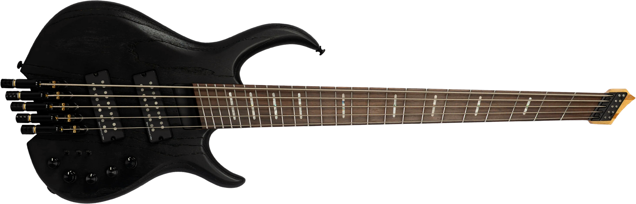 Sire Marcus Miller M6 Headless 5st Multiscale 5c Active Rw - Black - Bajo eléctrico de cuerpo sólido - Main picture