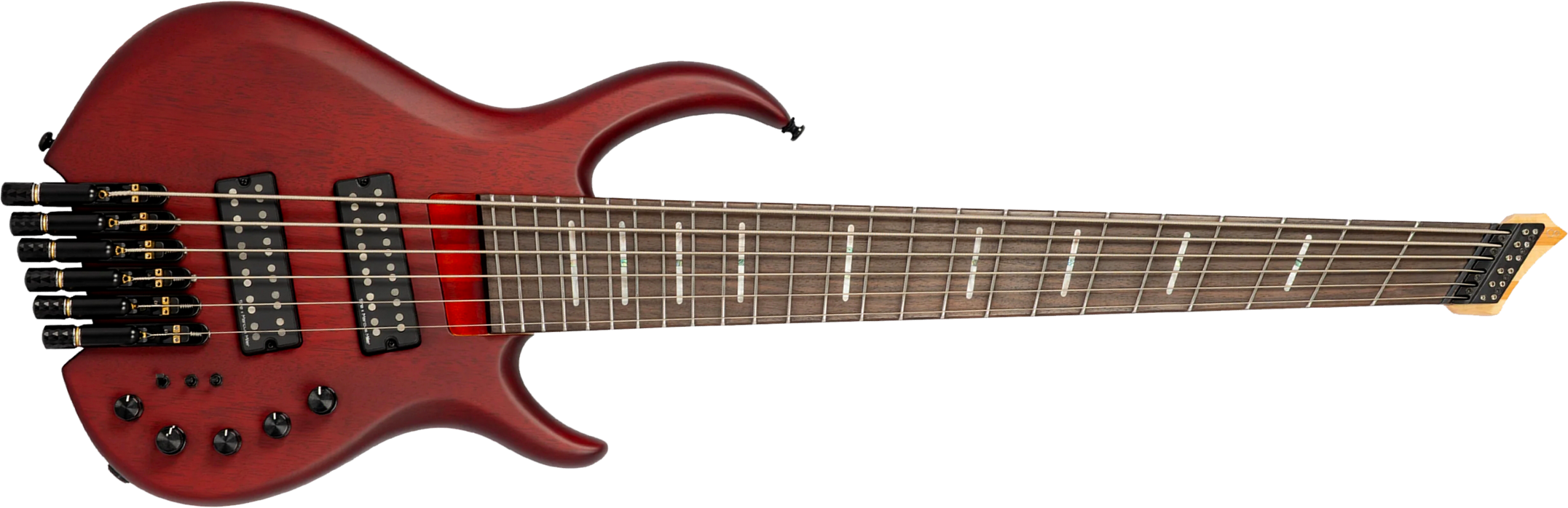 Sire Marcus Miller M6 Headless 6st Multiscale 6c Active Rw - Mahogany Satin - Bajo eléctrico de cuerpo sólido - Main picture