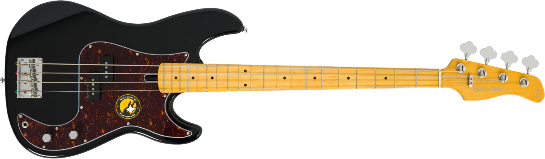 Sire Marcus Miller P5 Alder 4st Mn - Black - Bajo eléctrico de cuerpo sólido - Main picture