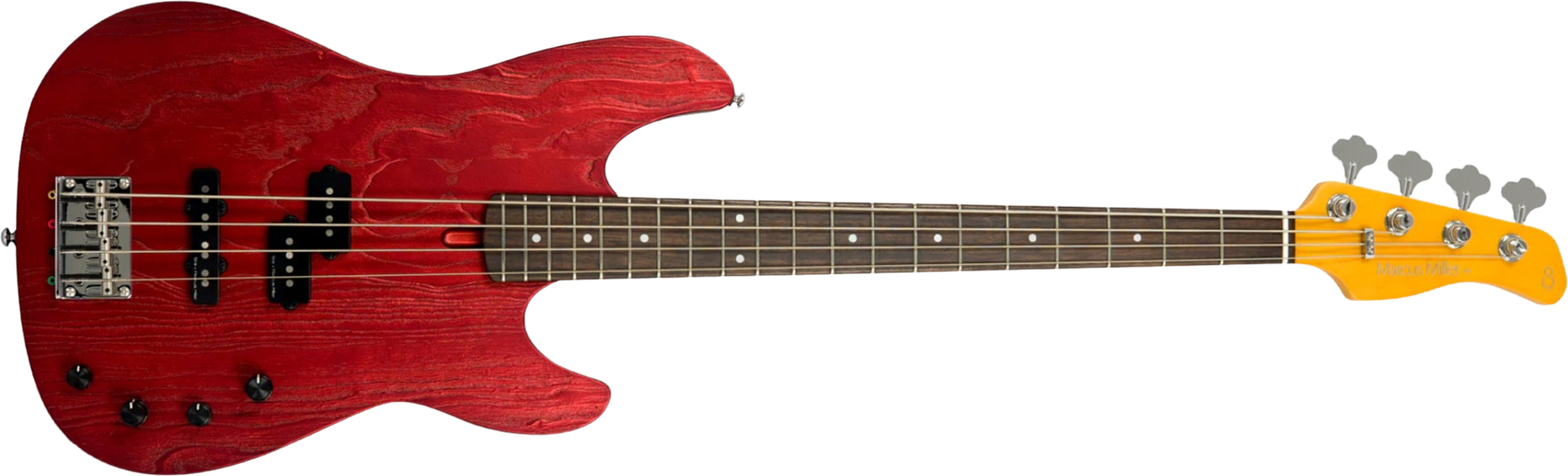 Sire Marcus Miller P6 4st Active Rw - Candy Apple Red - Bajo eléctrico de cuerpo sólido - Main picture