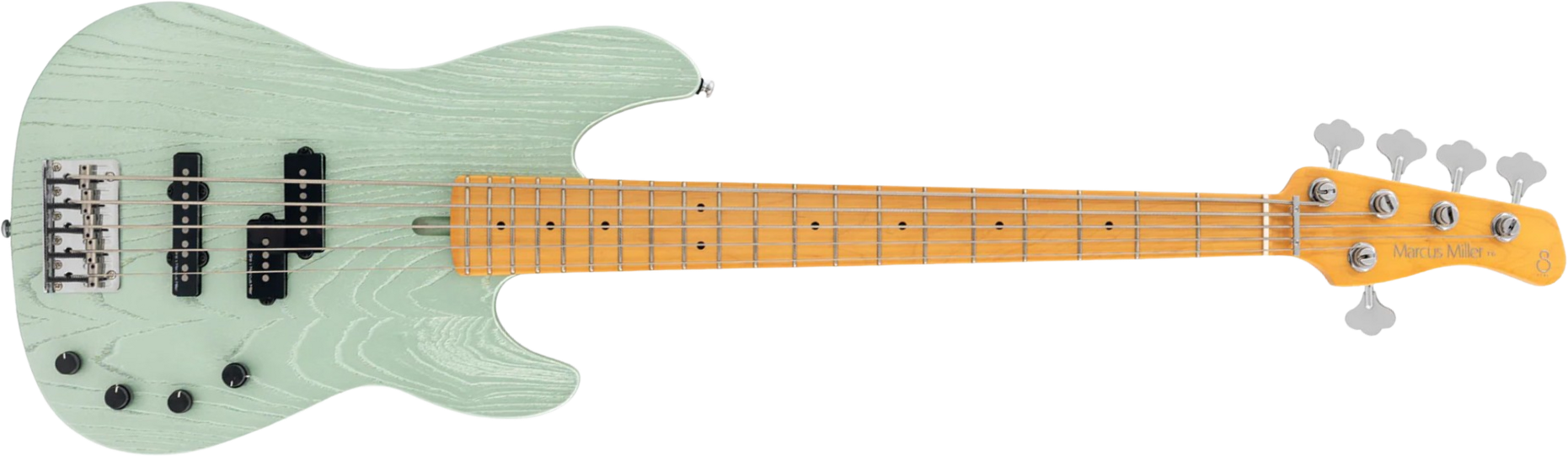 Sire Marcus Miller P6 5st 5c Active Mn - Surf Green Metallic - Bajo eléctrico de cuerpo sólido - Main picture