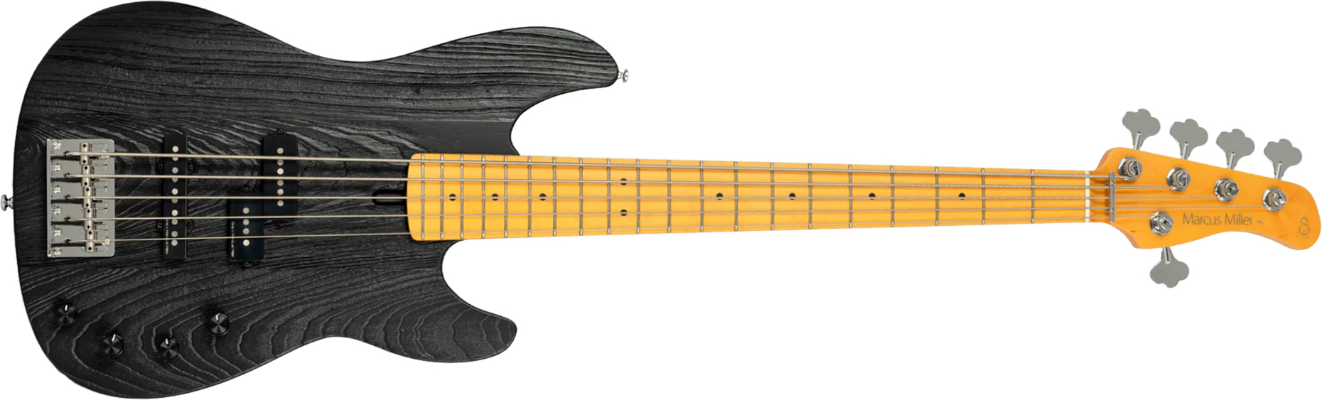 Sire Marcus Miller P6 5st 5c Active Rw - Black - Bajo eléctrico de cuerpo sólido - Main picture