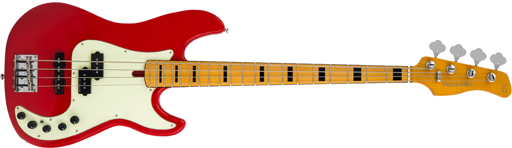 Sire Marcus Miller P7 Alder 4st Active Mn - Dakota Red - Bajo eléctrico de cuerpo sólido - Main picture