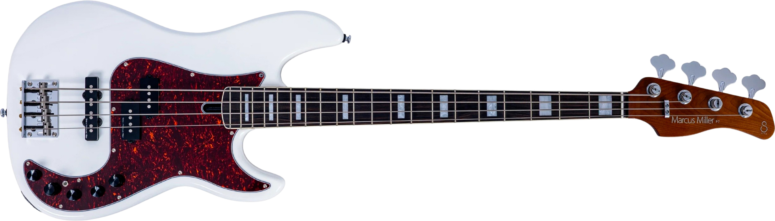 Sire Marcus Miller P7 New Gen 4st Active Eb - Antique White - Bajo eléctrico de cuerpo sólido - Main picture