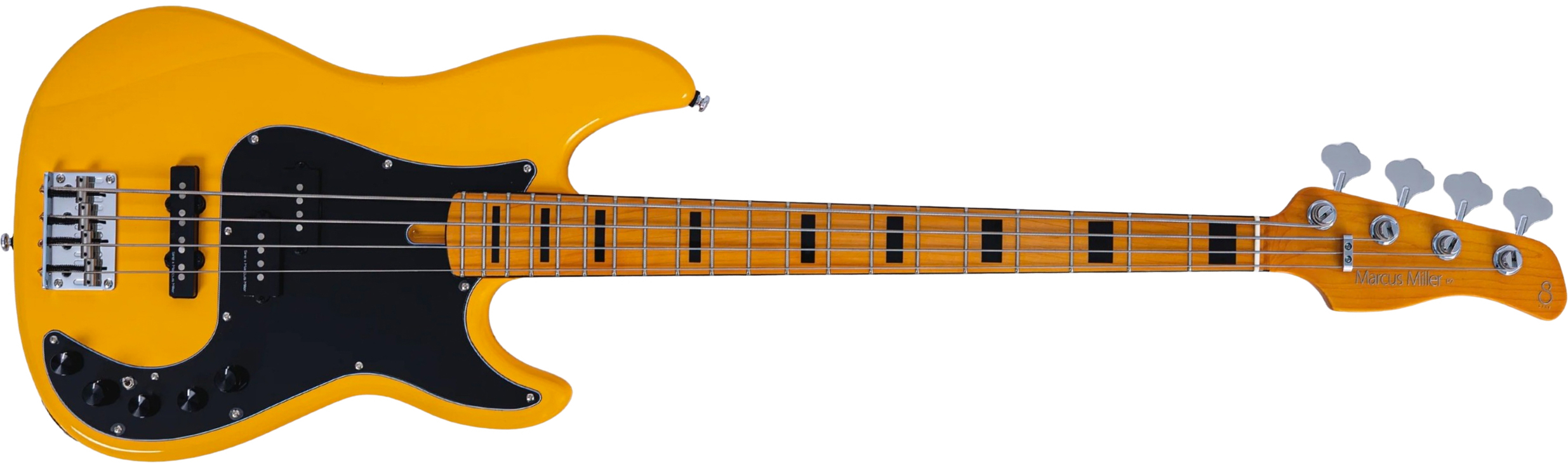 Sire Marcus Miller P7 New Gen 4st Active Mn - Sunshine Yellow - Bajo eléctrico de cuerpo sólido - Main picture