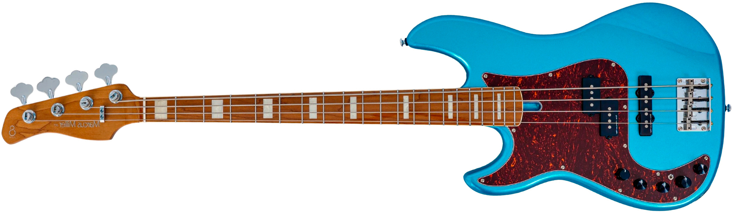 Sire Marcus Miller P7 New Gen 4st Lh Gaucher Active Mn - Tide Pool - Bajo eléctrico de cuerpo sólido - Main picture