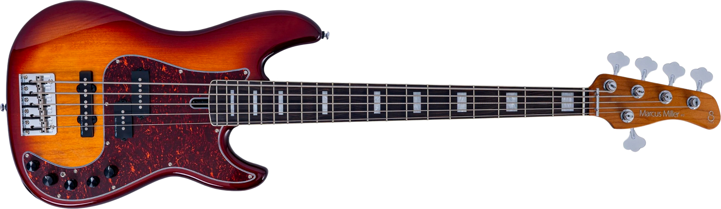 Sire Marcus Miller P7 New Gen 5st 5c Active Eb - Tobacco Sunburst - Bajo eléctrico de cuerpo sólido - Main picture