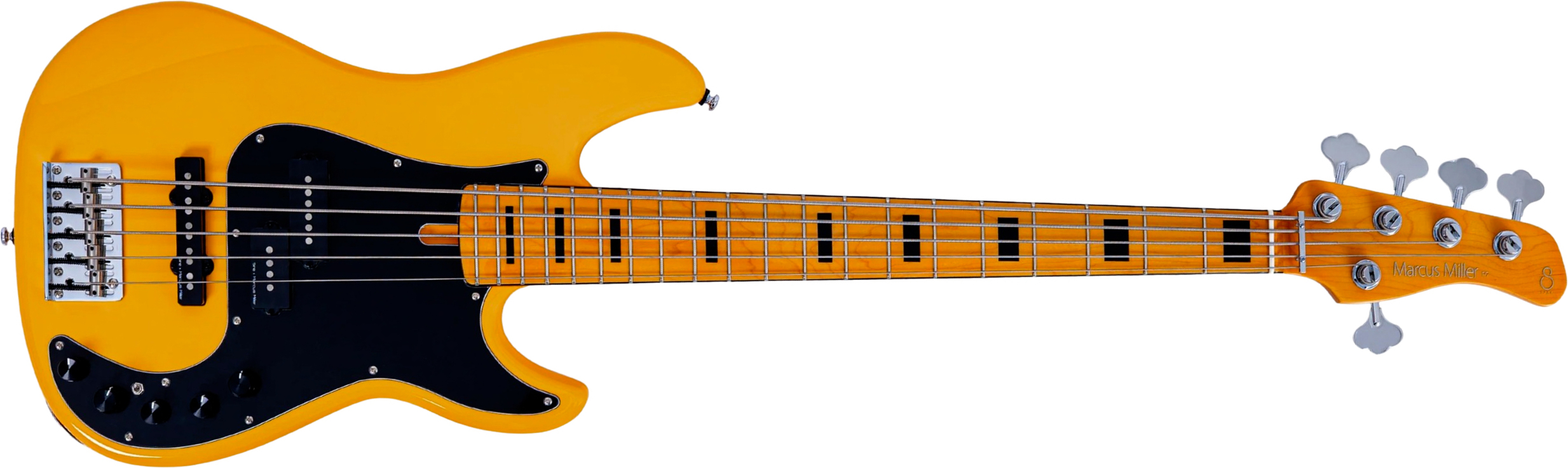 Sire Marcus Miller P7 New Gen 5st 5c Active Mn - Sunshine Yellow - Bajo eléctrico de cuerpo sólido - Main picture