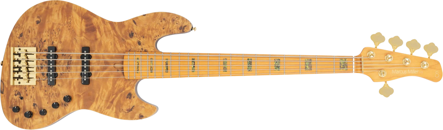 Sire Marcus Miller V10 5st 5c Active Mn - Natural Satin - Bajo eléctrico de cuerpo sólido - Main picture