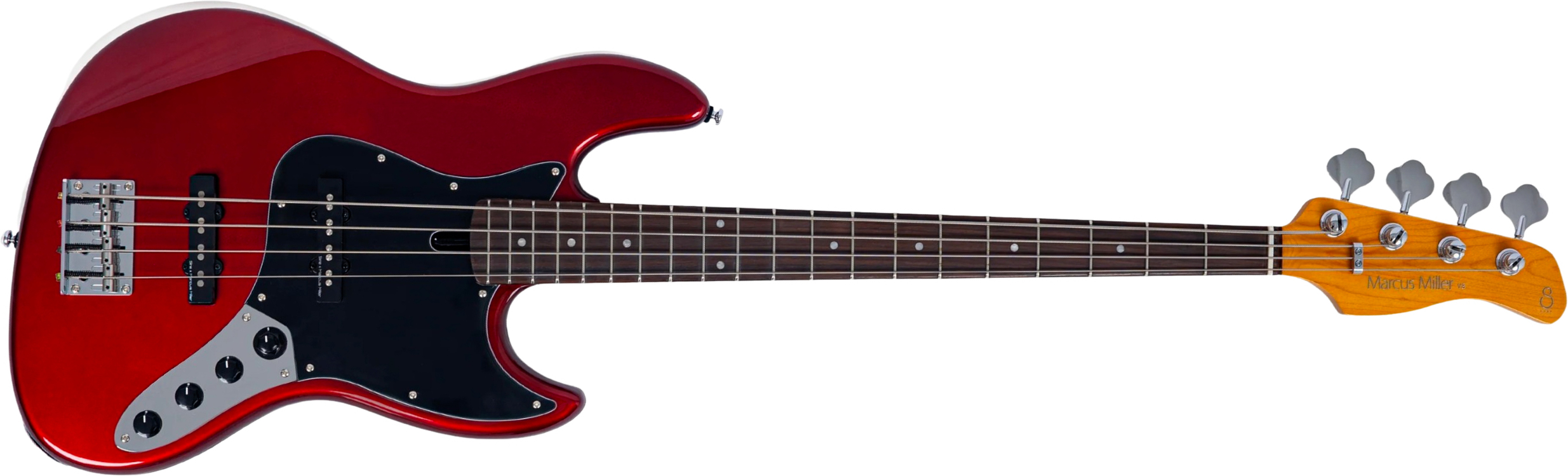 Sire Marcus Miller V3 New Gen 4st Active Rw - Candy Apple Red - Bajo eléctrico de cuerpo sólido - Main picture