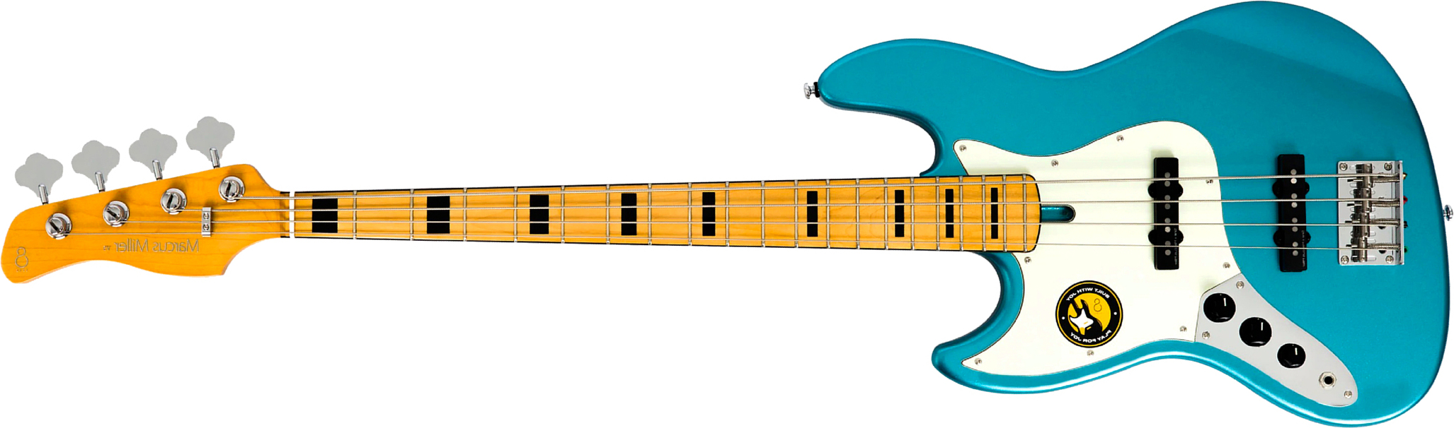 Sire Marcus Miller V5 4st Lh Gaucher Mn - Tide Pool - Bajo eléctrico de cuerpo sólido - Main picture