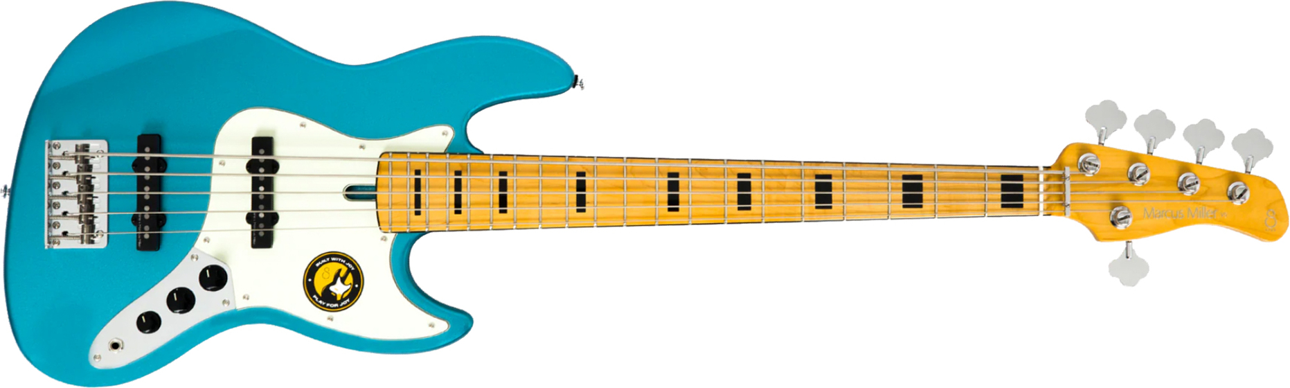 Sire Marcus Miller V5 Alder 5st 5c Mn - Tide Pool - Bajo eléctrico de cuerpo sólido - Main picture