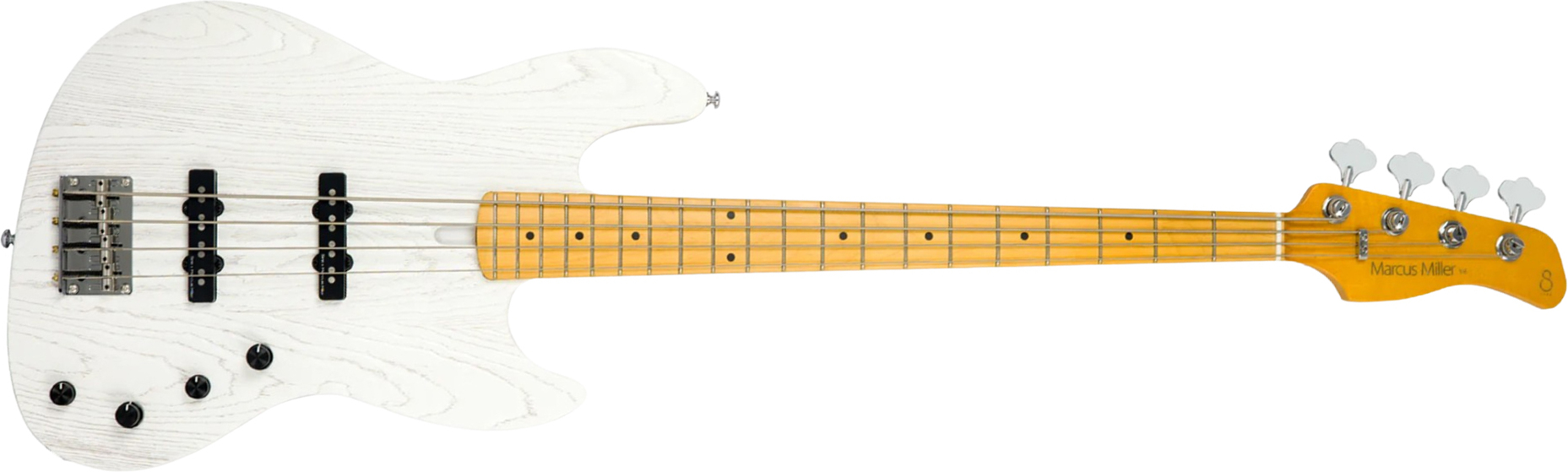 Sire Marcus Miller V6 4st Active Mn - Antique White - Bajo eléctrico de cuerpo sólido - Main picture