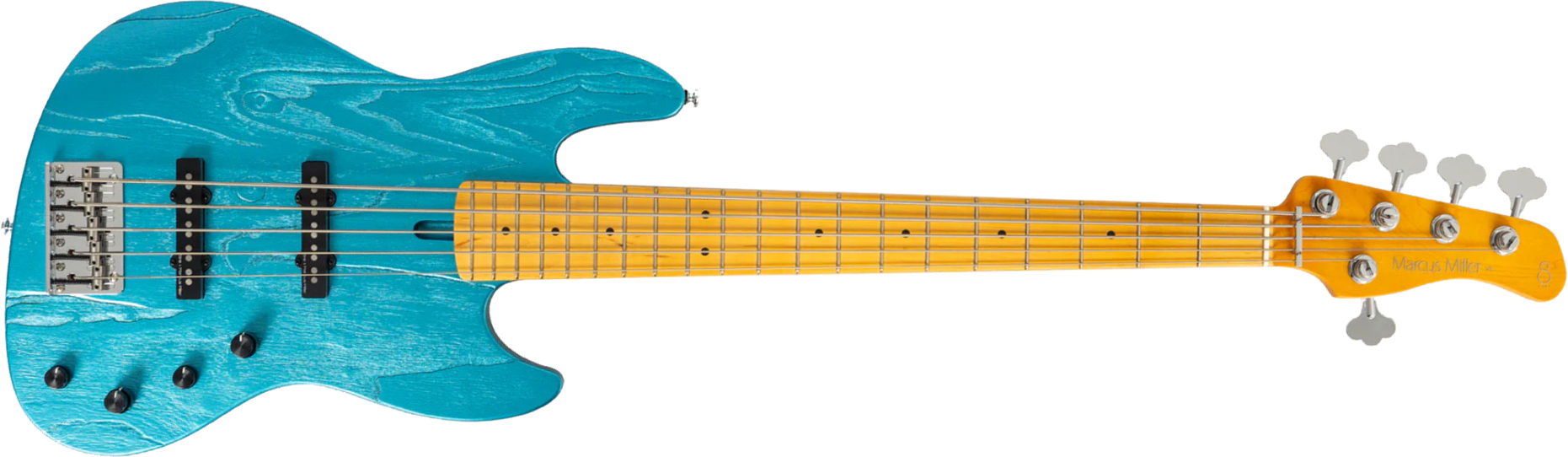 Sire Marcus Miller V6 5st 5c Active Mn - Ocean Turquoise Blue - Bajo eléctrico de cuerpo sólido - Main picture