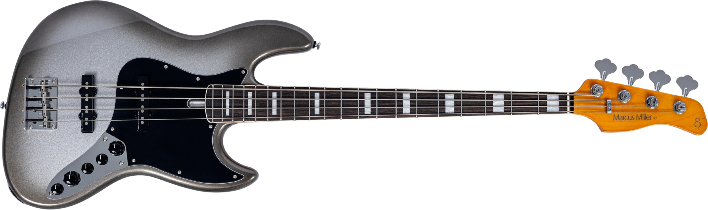 Sire Marcus Miller V7 Alder 2nd Gen 4st 4c Active Eb - Mercury - Bajo eléctrico de cuerpo sólido - Main picture