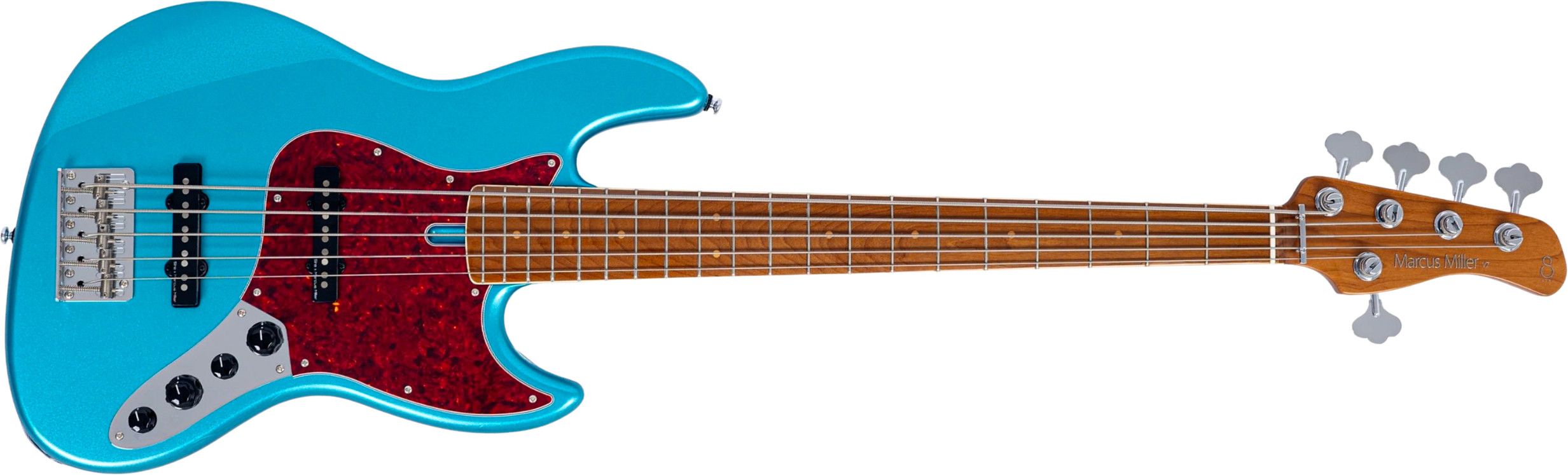 Sire Marcus Miller V7 Vintage New Gen 5st 5c Active Mn - Tide Pool - Bajo eléctrico de cuerpo sólido - Main picture