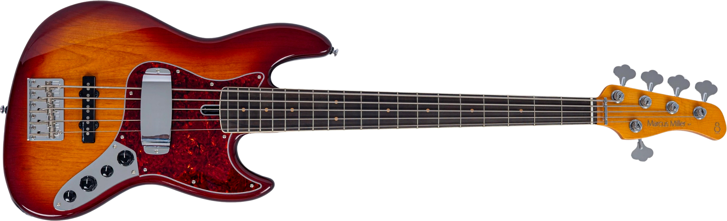 Sire Marcus Miller V7 Vintage New Gen 5st 5c Active Mn - Tobacco Sunburst - Bajo eléctrico de cuerpo sólido - Main picture