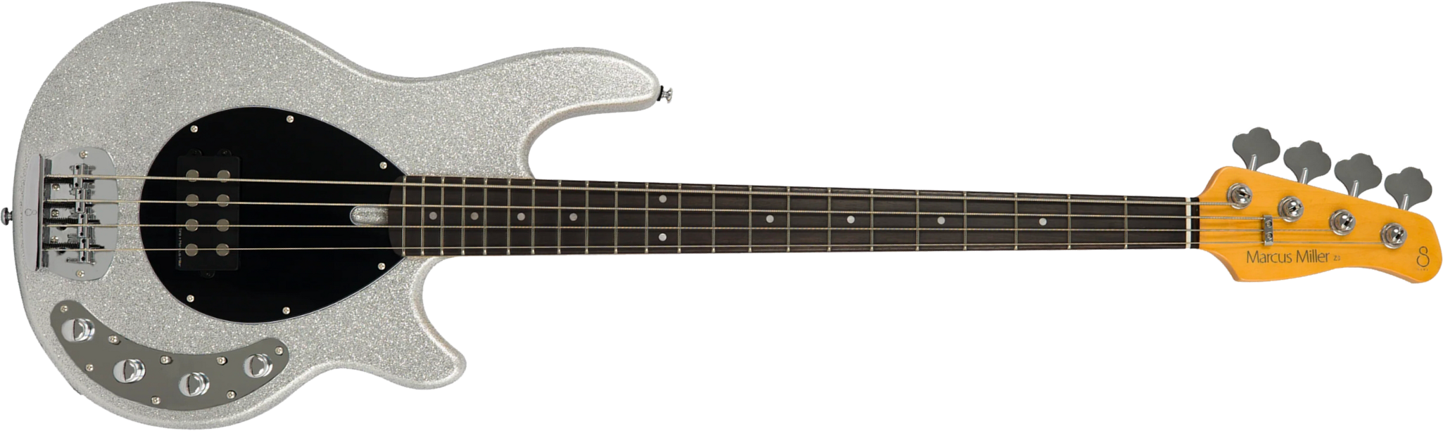 Sire Marcus Miller Z3 4st 4c Active Rw - Silver Sparkle - Bajo eléctrico de cuerpo sólido - Main picture