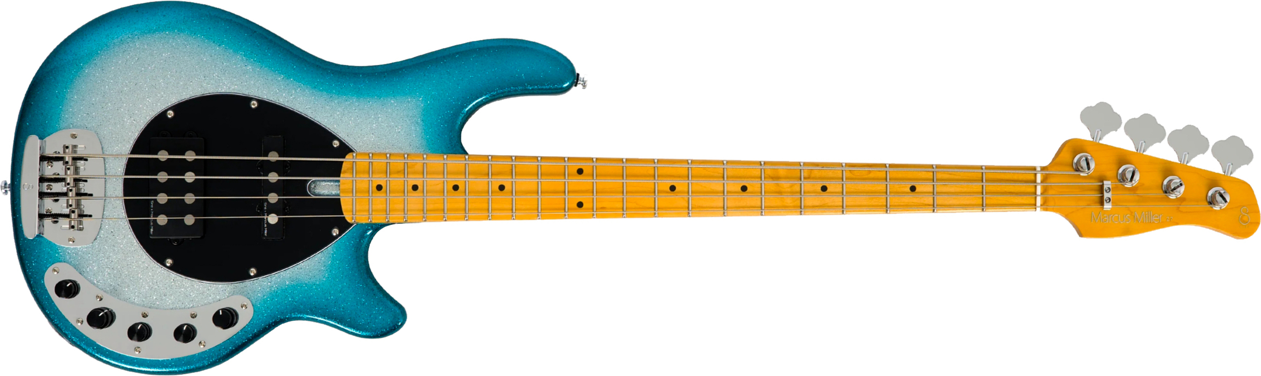 Sire Marcus Miller Z7 4st 4c Active Mn - Skyburst Sparkle - Bajo eléctrico de cuerpo sólido - Main picture