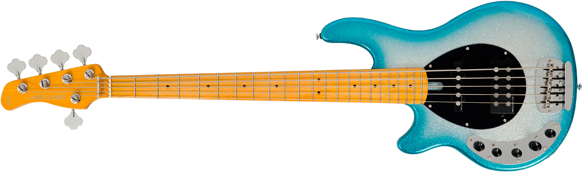 Sire Marcus Miller Z7 5st Lh 5c Gaucher Active Mn - Skyburst Sparkle - Bajo eléctrico de cuerpo sólido - Main picture