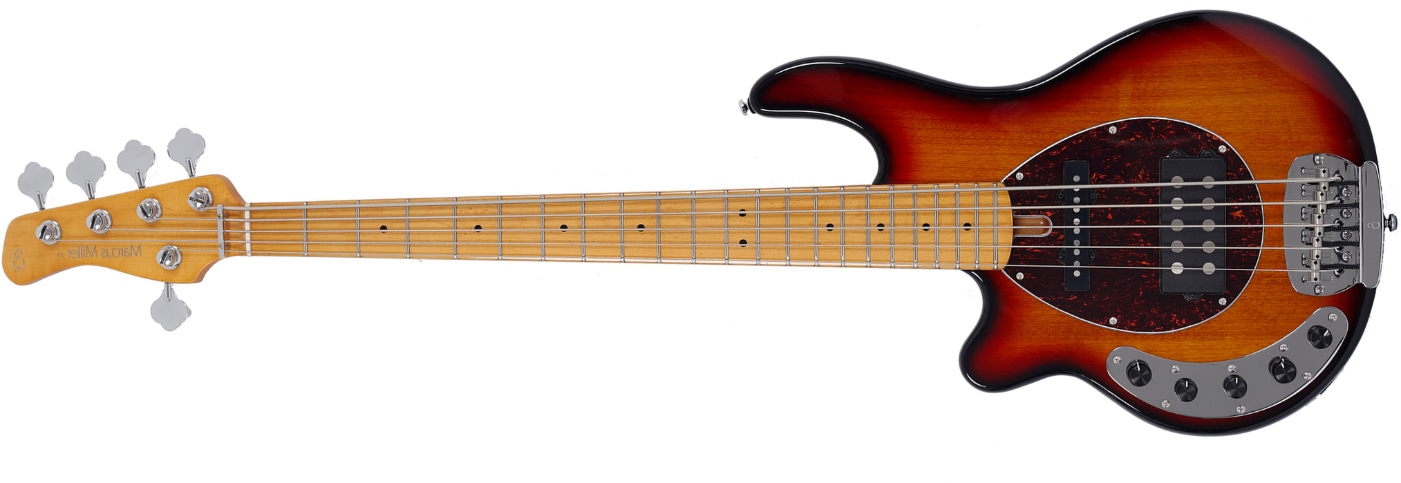 Sire Marcus Miller Z7 5st Lh 5c Gaucher Active Mn - 3 Tone Sunburst - Bajo eléctrico de cuerpo sólido - Main picture