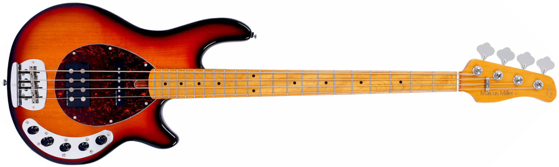 Sire Marcus Miller Z7 Alder 4st 4c Active Mn - 3 Tone Sunburst - Bajo eléctrico de cuerpo sólido - Main picture