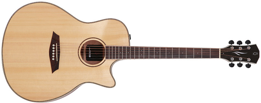 Sire R3 Gs Nt Grand Auditorium Cw Epicea Acajou Rw - Natural - Guitarra electro acustica - Main picture