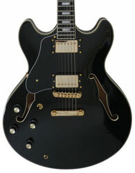 Guitarra eléctrica semi caja Sire Larry Carlton H7 LH - Black