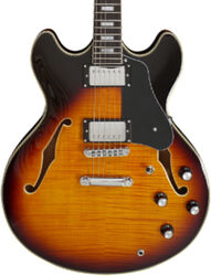 Guitarra eléctrica semi caja Sire Larry Carlton H7 - Vintage sunburst