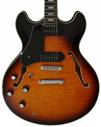 Guitarra electrica para zurdos Sire Larry Carlton H7V LH - Vintage sunburst