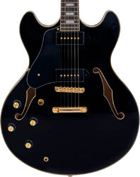 Guitarra eléctrica semi caja Sire Larry Carlton H7V LH - black