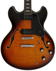 Guitarra eléctrica semi caja Sire Larry Carlton H7V - Vintage sunburst