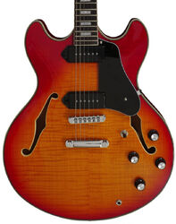 Guitarra eléctrica semi caja Sire Larry Carlton H7V - Cherry sunburst
