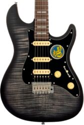 Guitarra eléctrica con forma de str. Sire Larry Carlton S7 FM New Gen - Transparent Black Satin