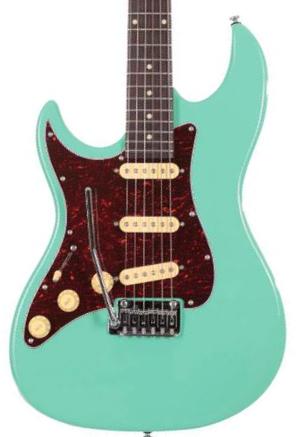Guitarra eléctrica con forma de str. Sire Larry Carlton S3 SSS LH - Mild green