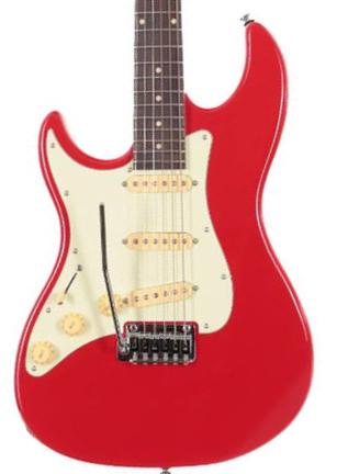 Guitarra eléctrica con forma de str. Sire Larry Carlton S3 SSS LH - Dakota red